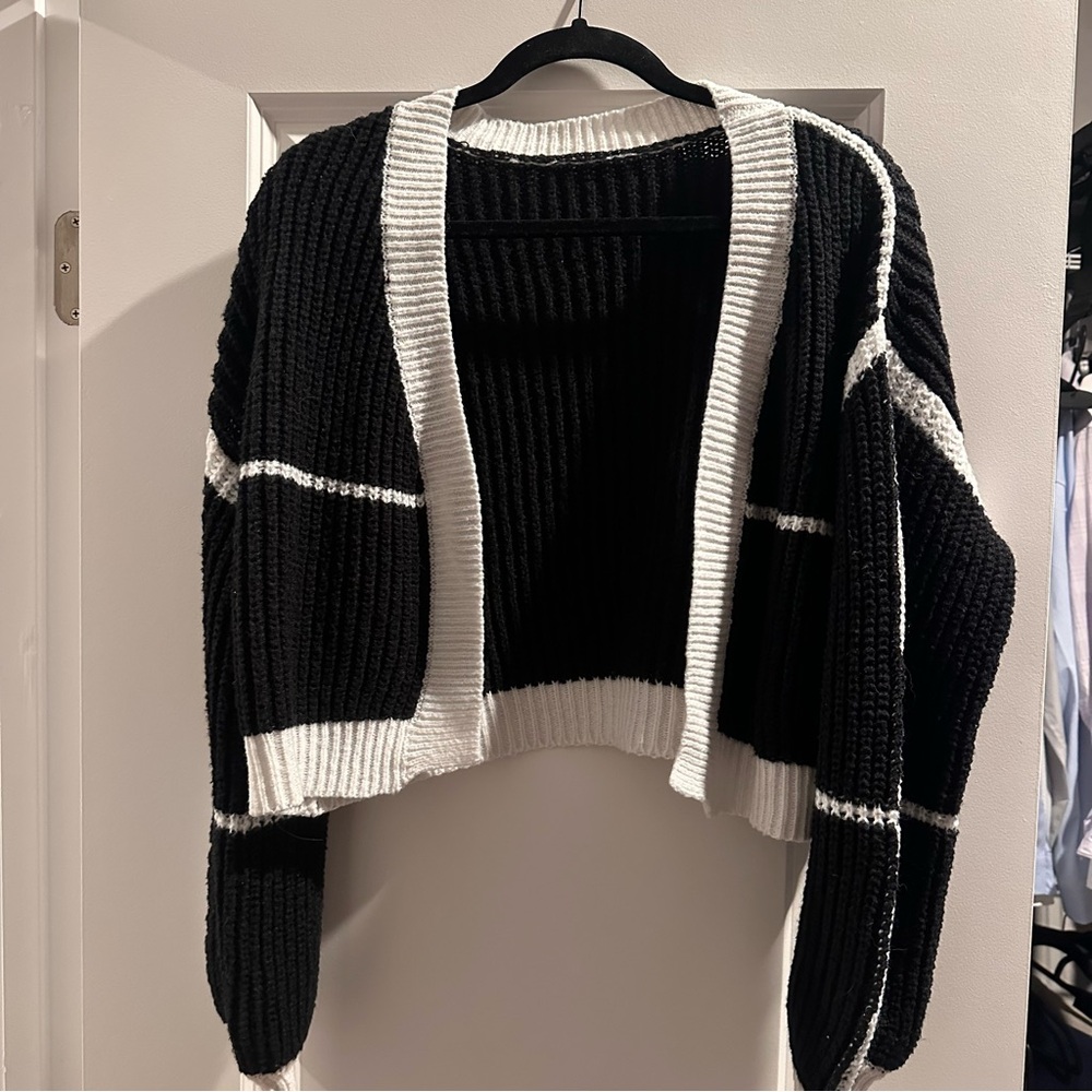 Black and White Women's Sweater